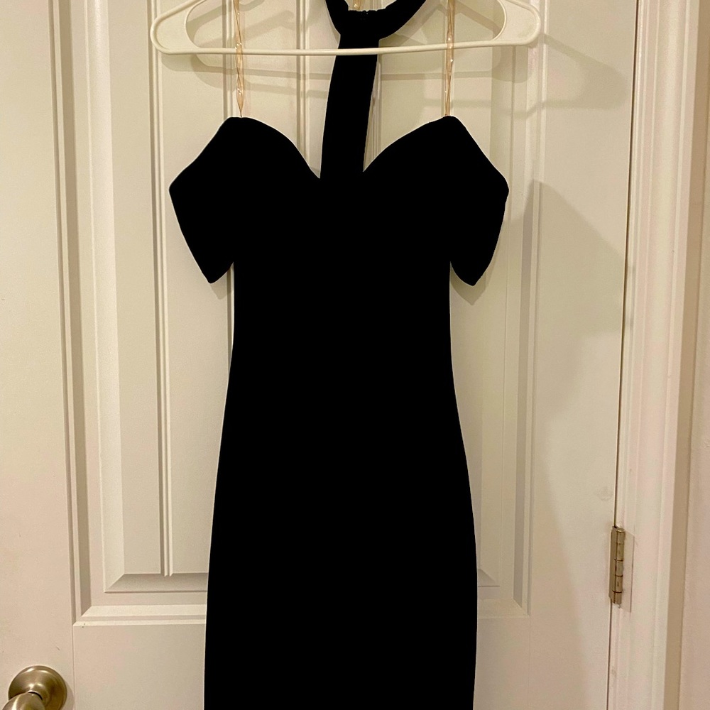 Off shoulder choker Mini dress